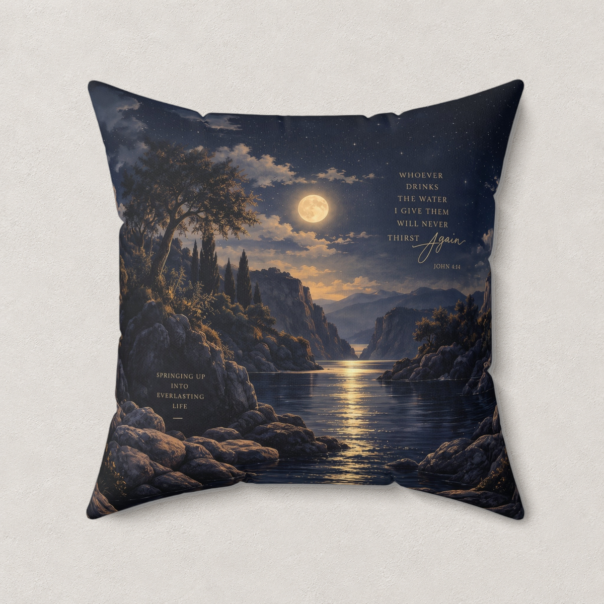 Will Never Thirst Again Throw Pillow