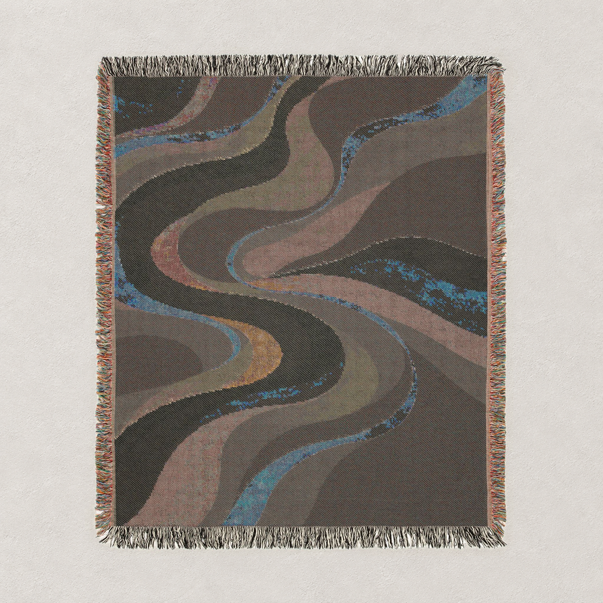 Living Water Woven Blanket