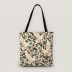 Dove and Olive Branch Woven Tote Bag