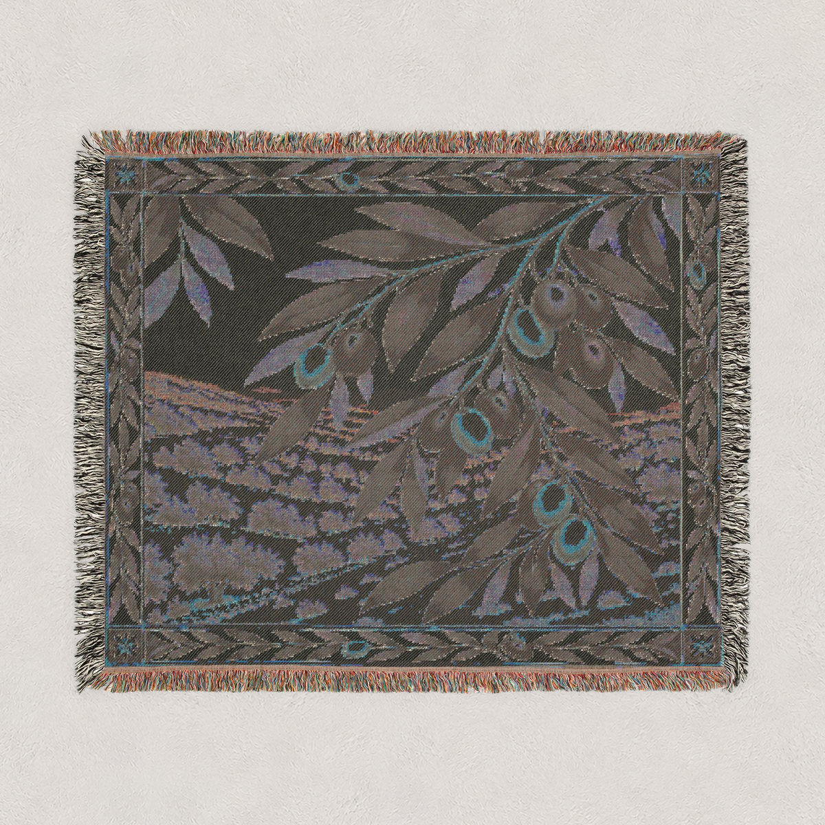 Olive Grove Woven Blanket Landscape