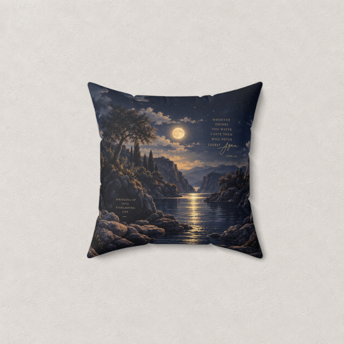 Will Never Thirst Again Throw Pillow