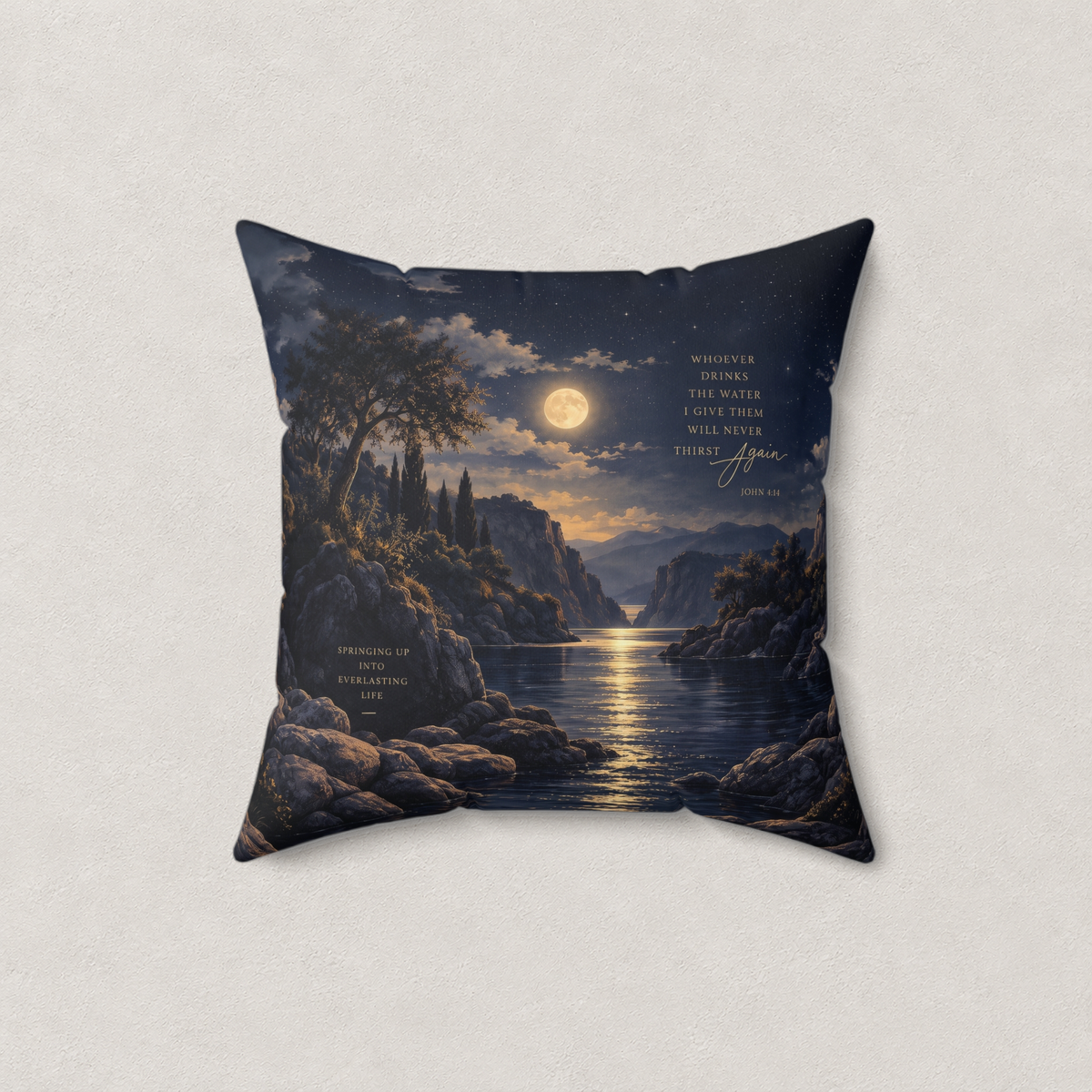 Will Never Thirst Again Throw Pillow
