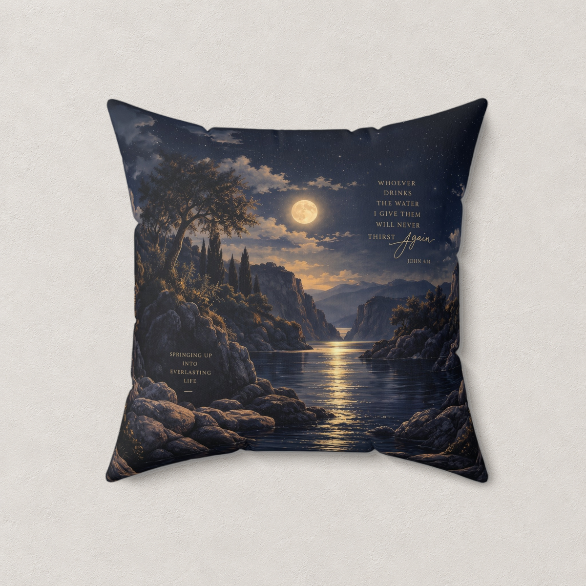 Will Never Thirst Again Throw Pillow