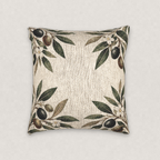 Olive Branch Woven Throw Pillow