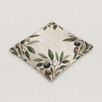 Olive Branch Woven Throw Pillow