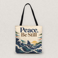 Peace Be Still Woven Tote Bag