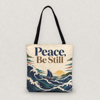 Peace Be Still Woven Tote Bag