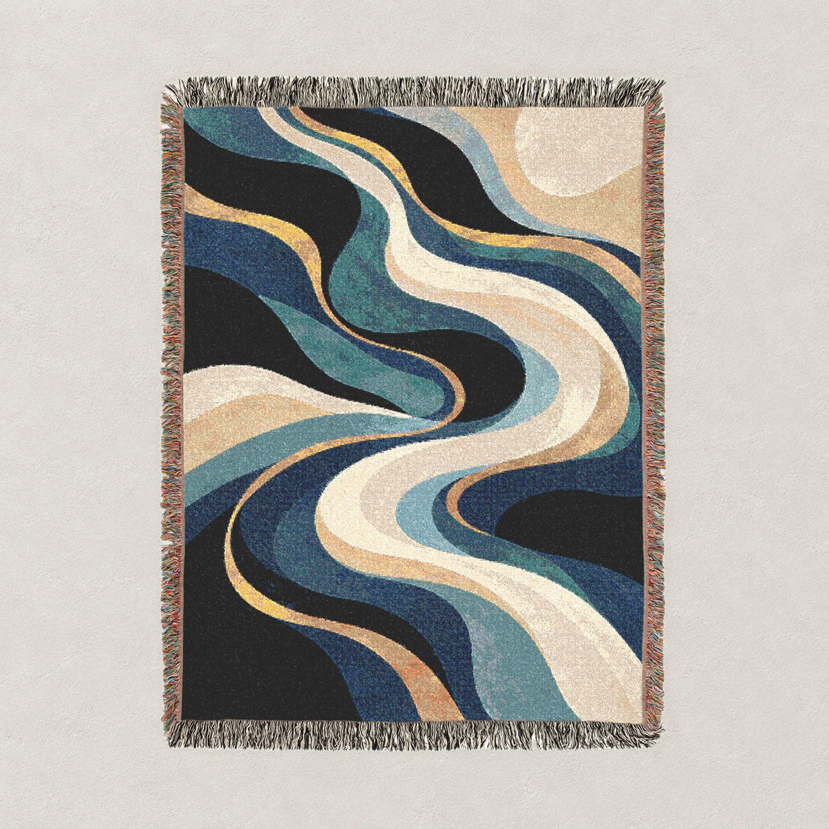 Living Water Woven Blanket