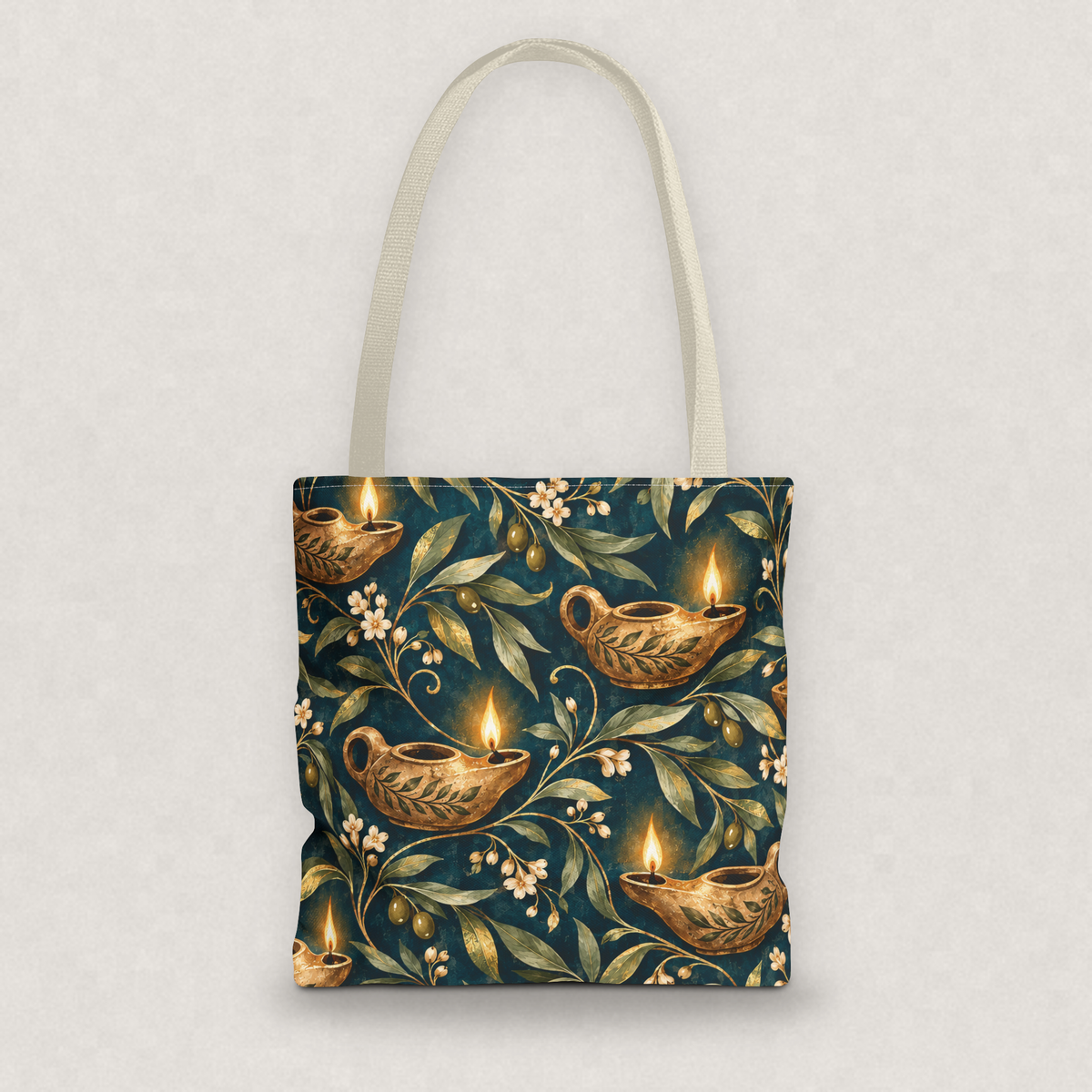 Oil Lamp Tote Bag