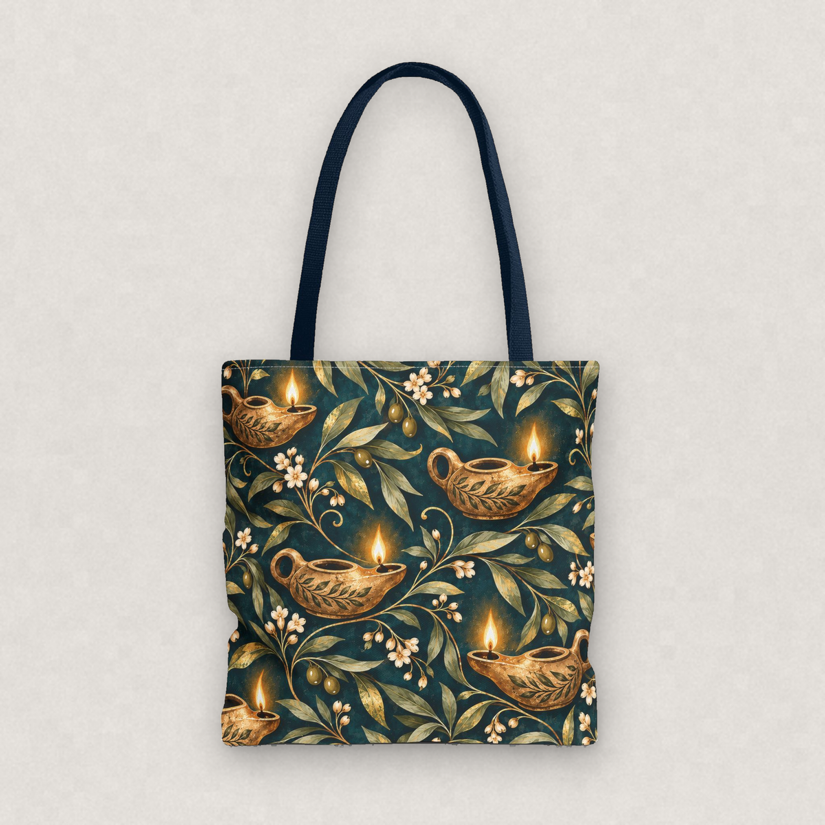 Oil Lamp Tote Bag