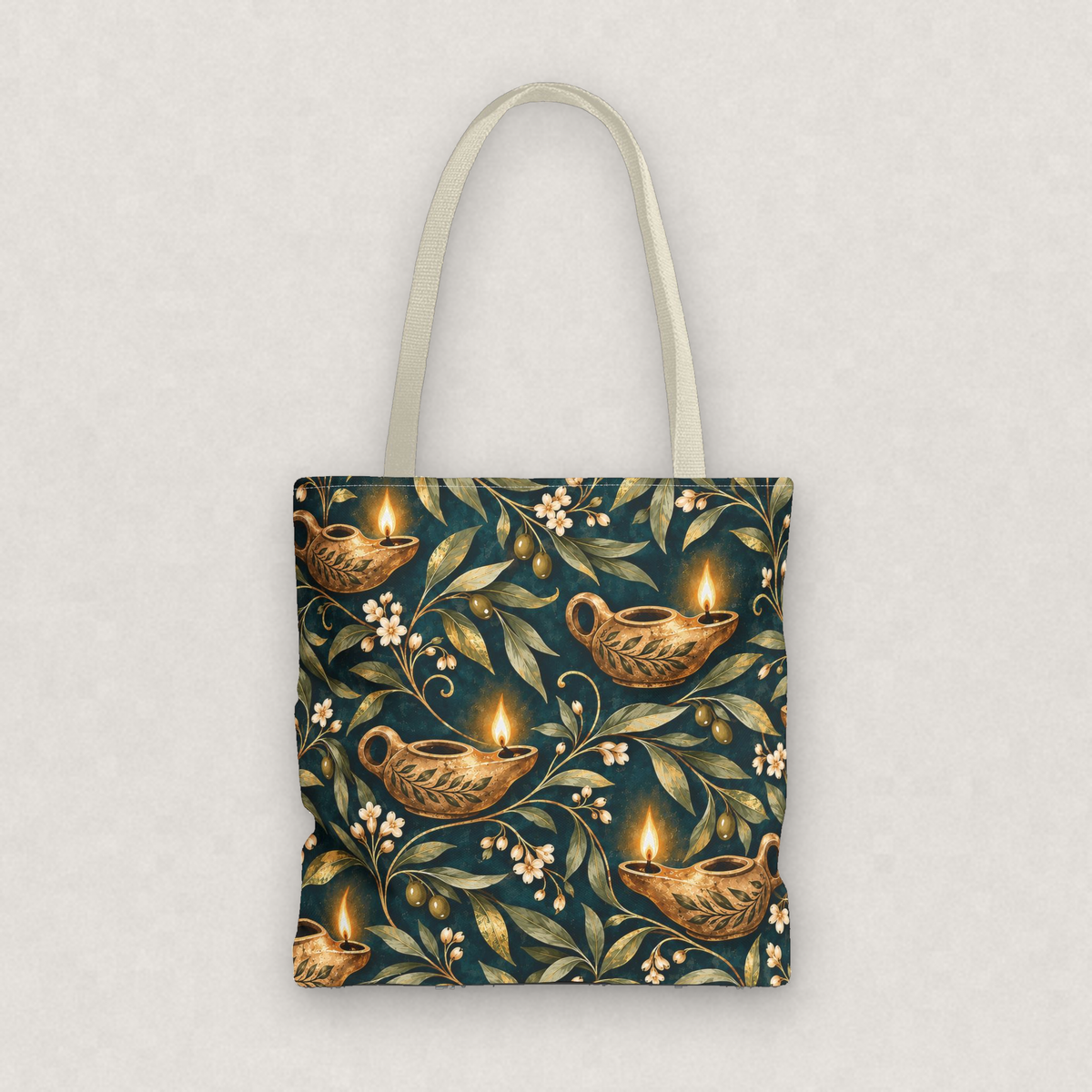 Oil Lamp Tote Bag
