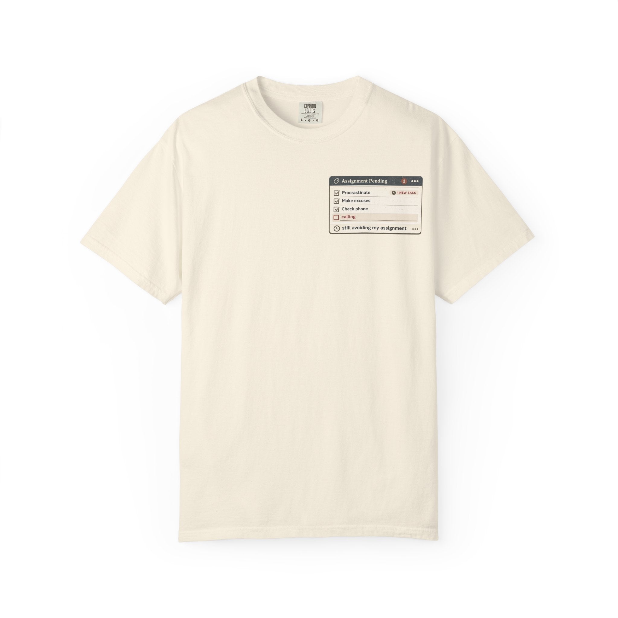 Assignment Pending Pop Up T-Shirt