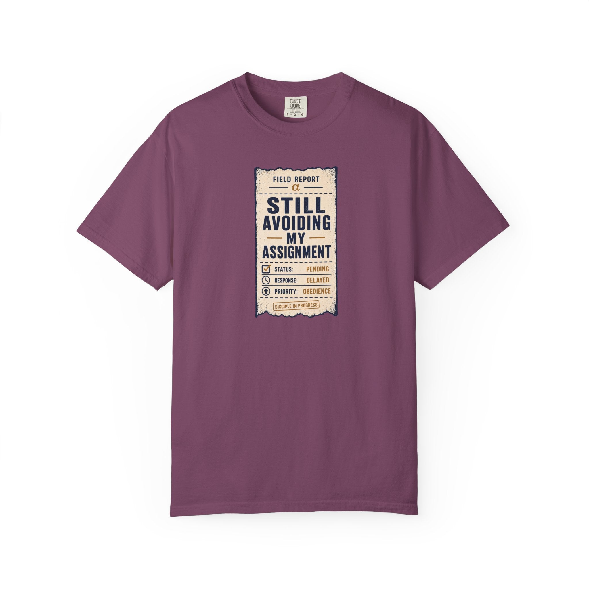 Still Avoiding My Assignment Report T-Shirt