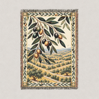 Olive Grove Woven Blanket Portrait