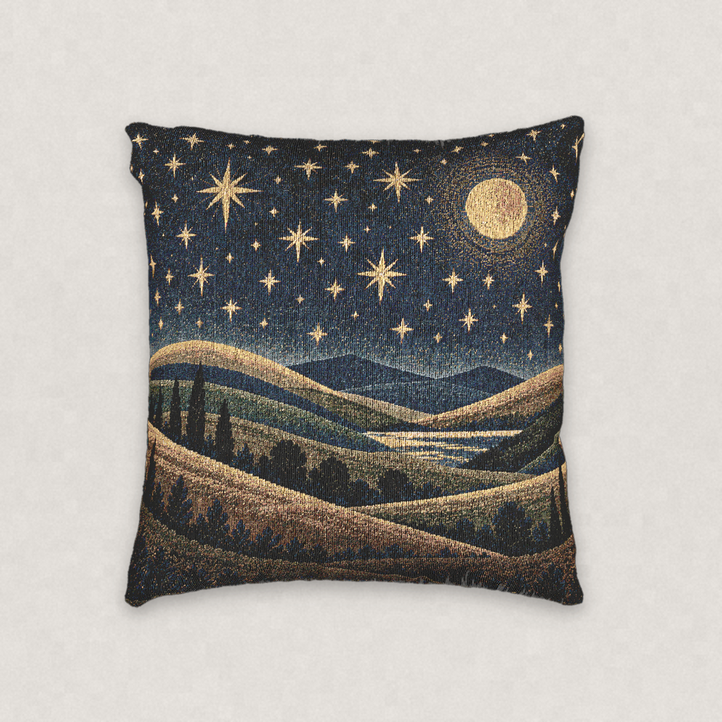 Firmament Woven Throw Pillow
