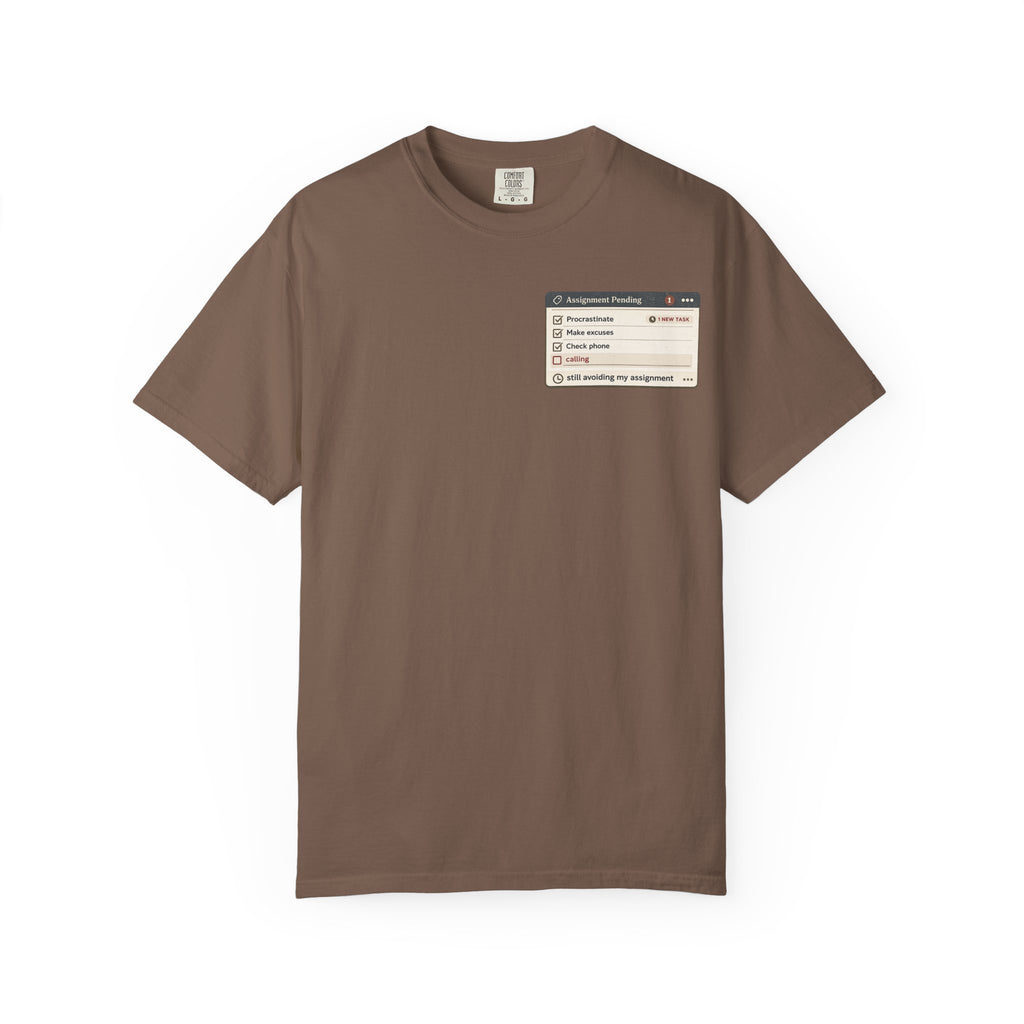 Assignment Pending Pop Up T-Shirt