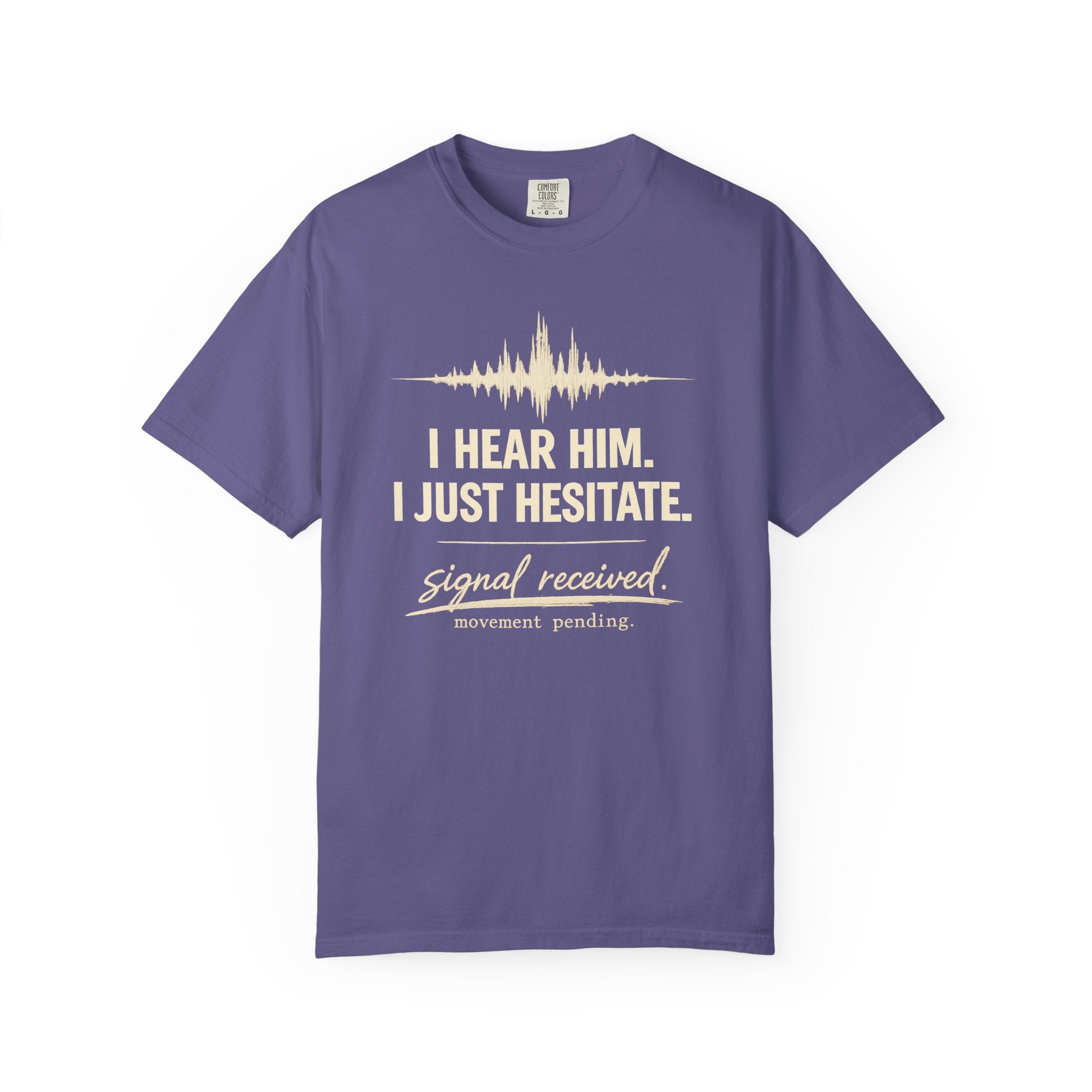 I Just Hesitate Cream Soundwave T-Shirt