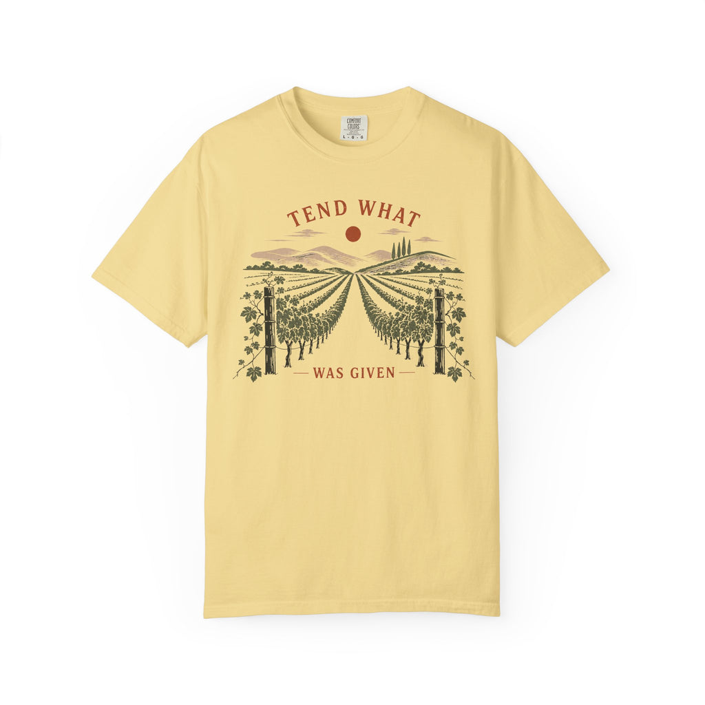 Tend What Was Given Vineyard T-Shirt