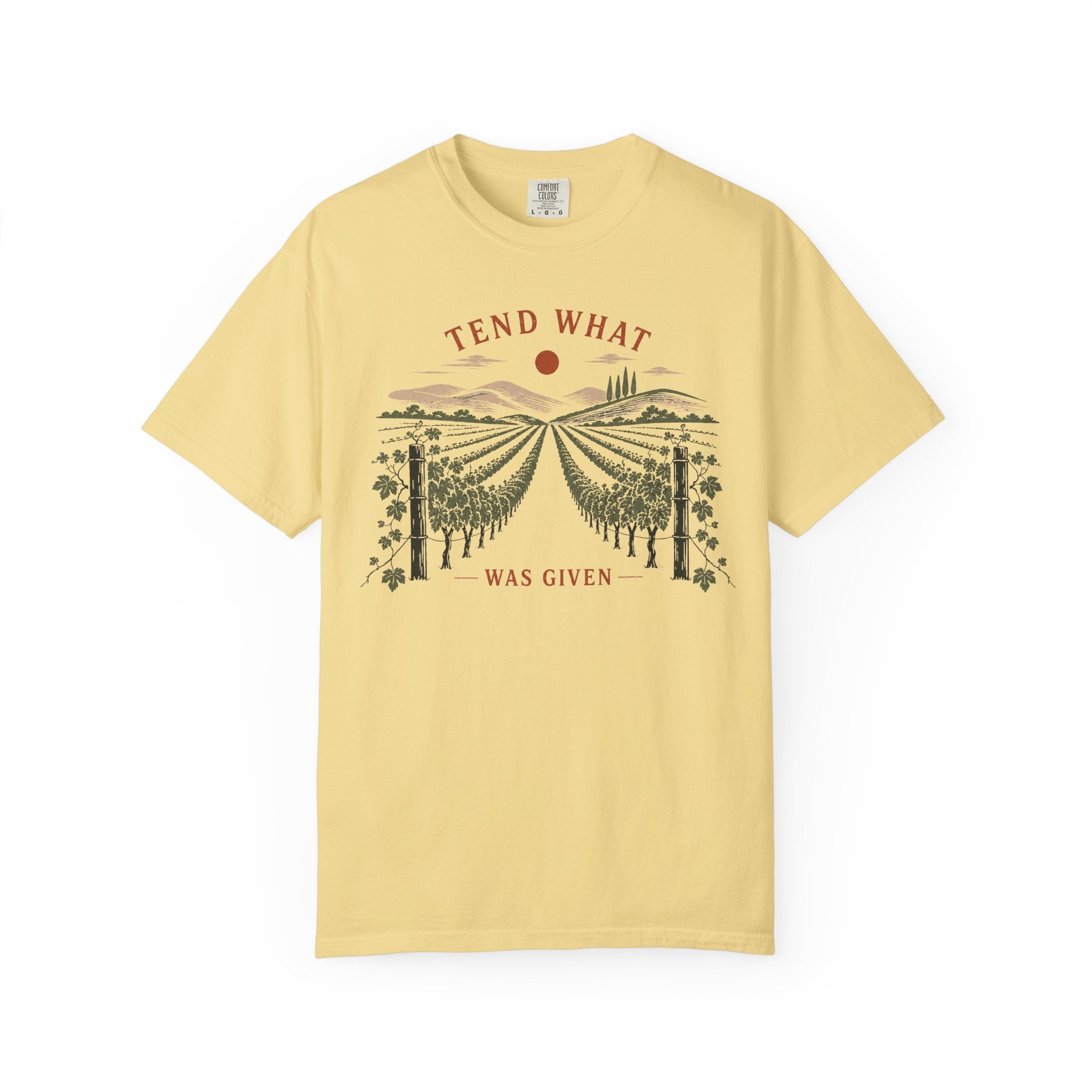 Tend What Was Given Vineyard T-Shirt