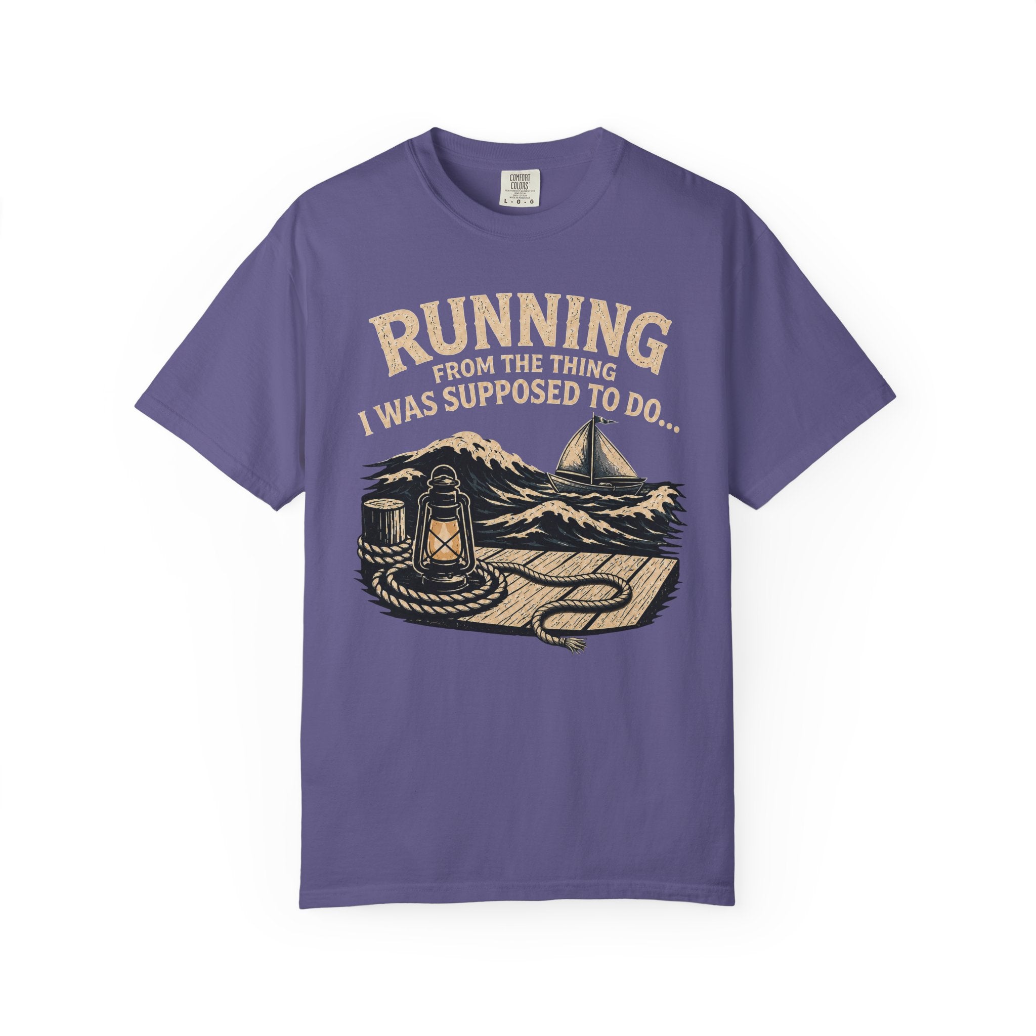 Running From the Thing Dock T-Shirt
