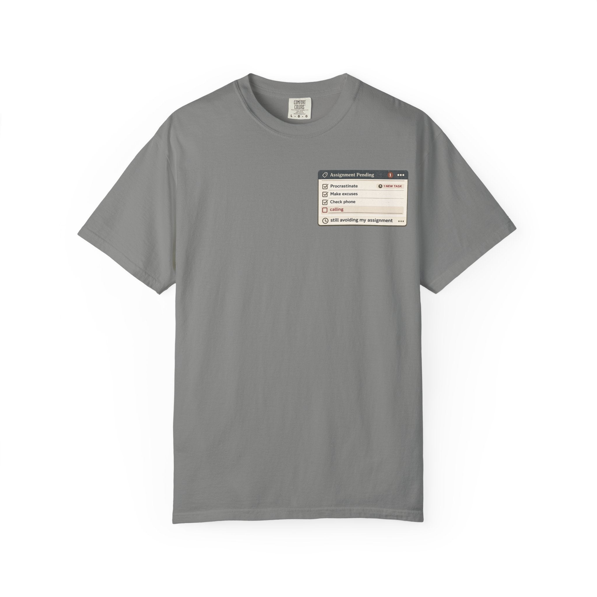 Assignment Pending Pop Up T-Shirt