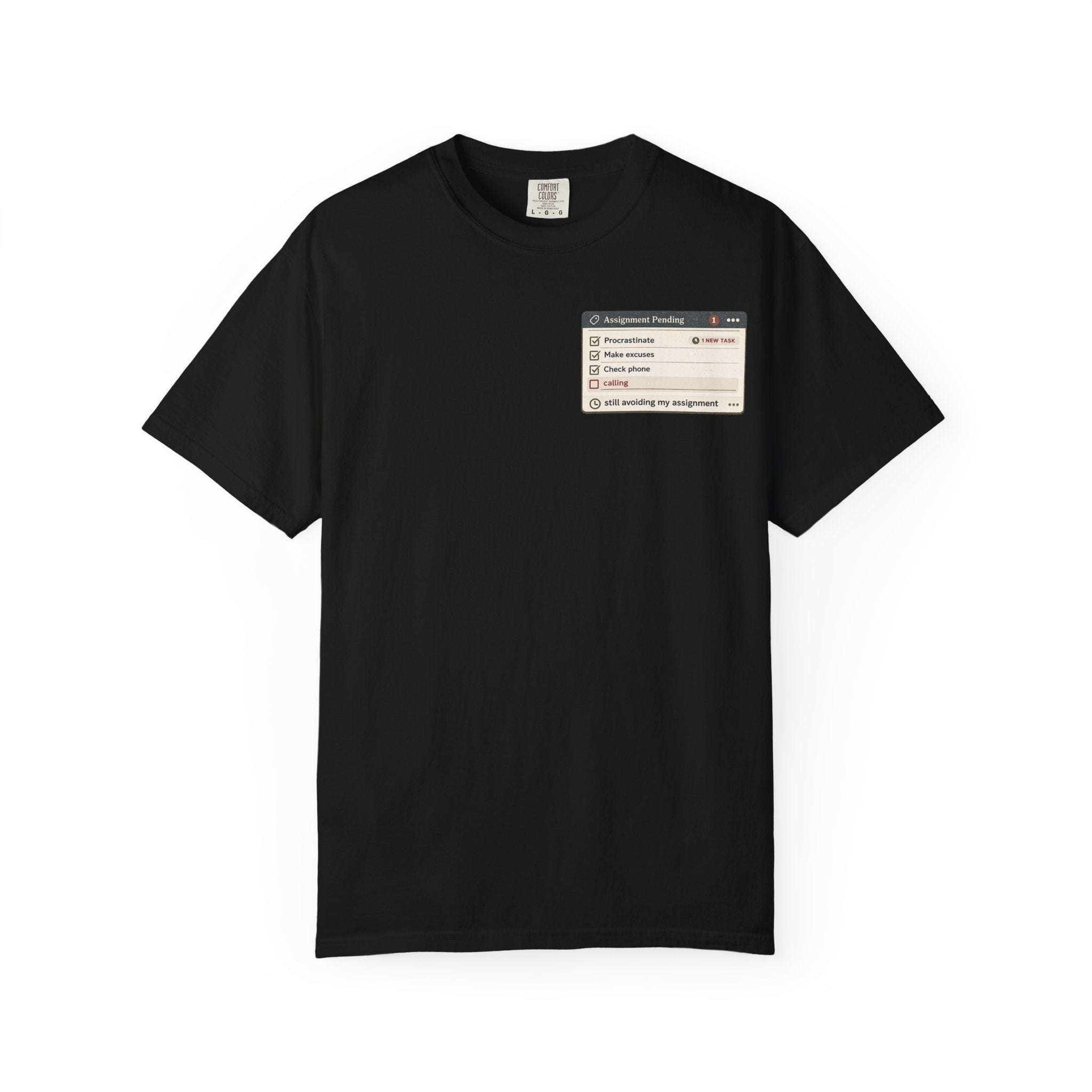 Assignment Pending Pop Up T-Shirt