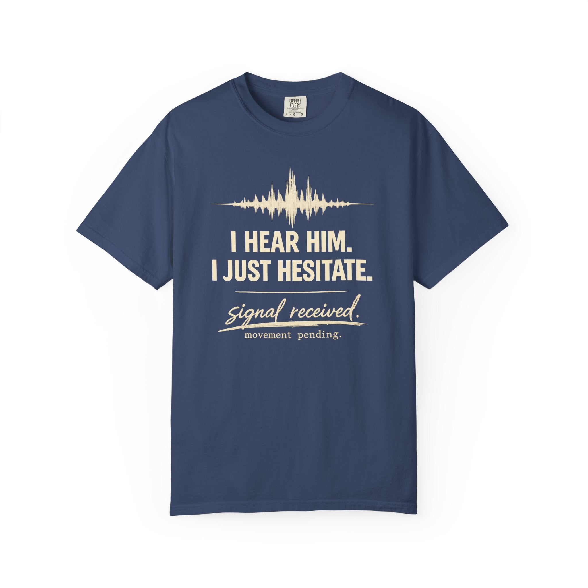 I Just Hesitate Cream Soundwave T-Shirt