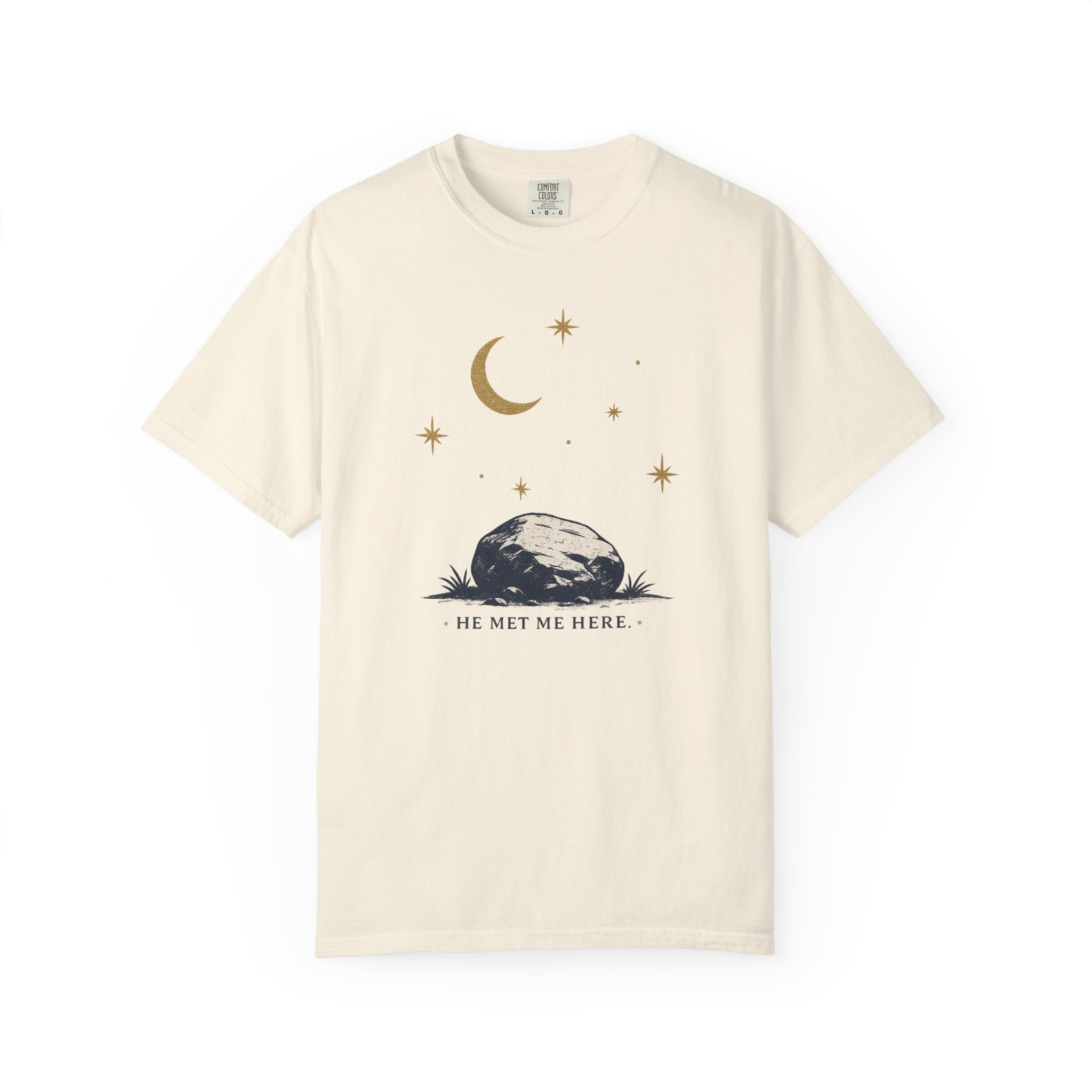 He Met Me Here Jacob's Stone T-Shirt