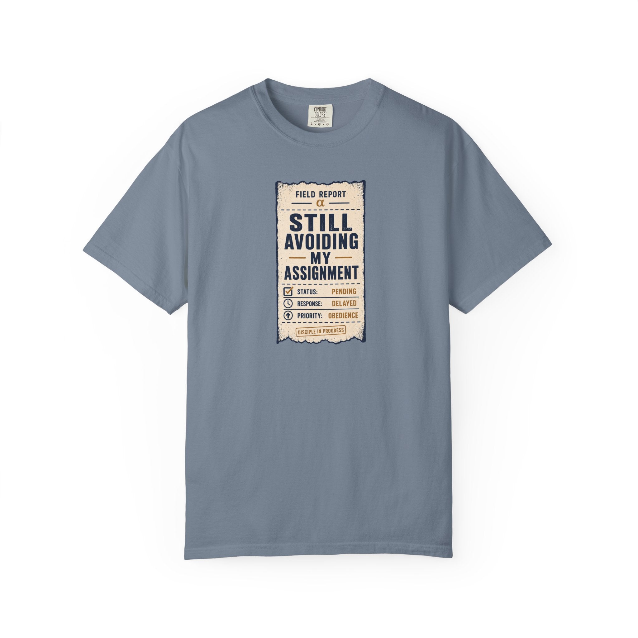 Still Avoiding My Assignment Report T-Shirt