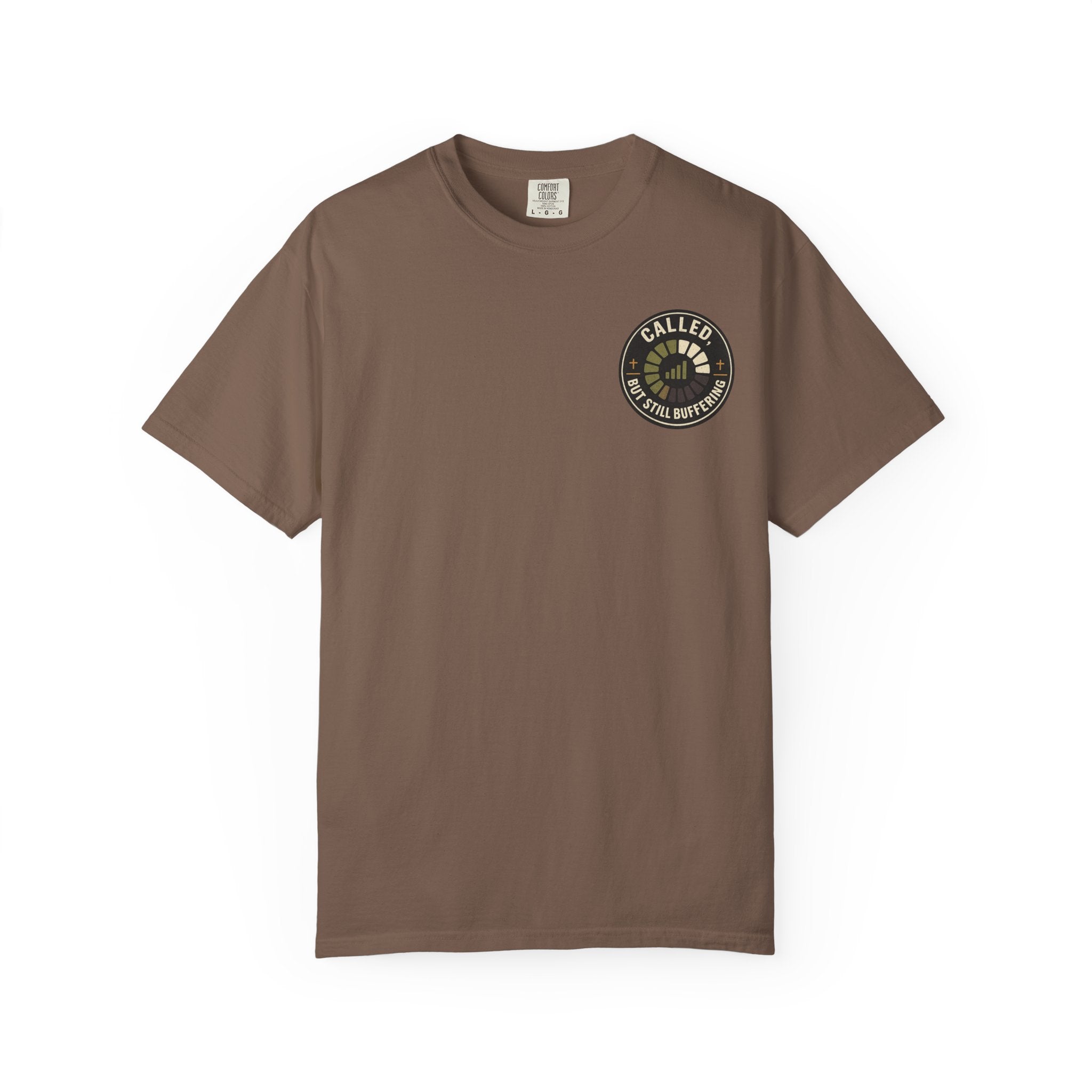 Called, but Still Buffering Badge T-Shirt