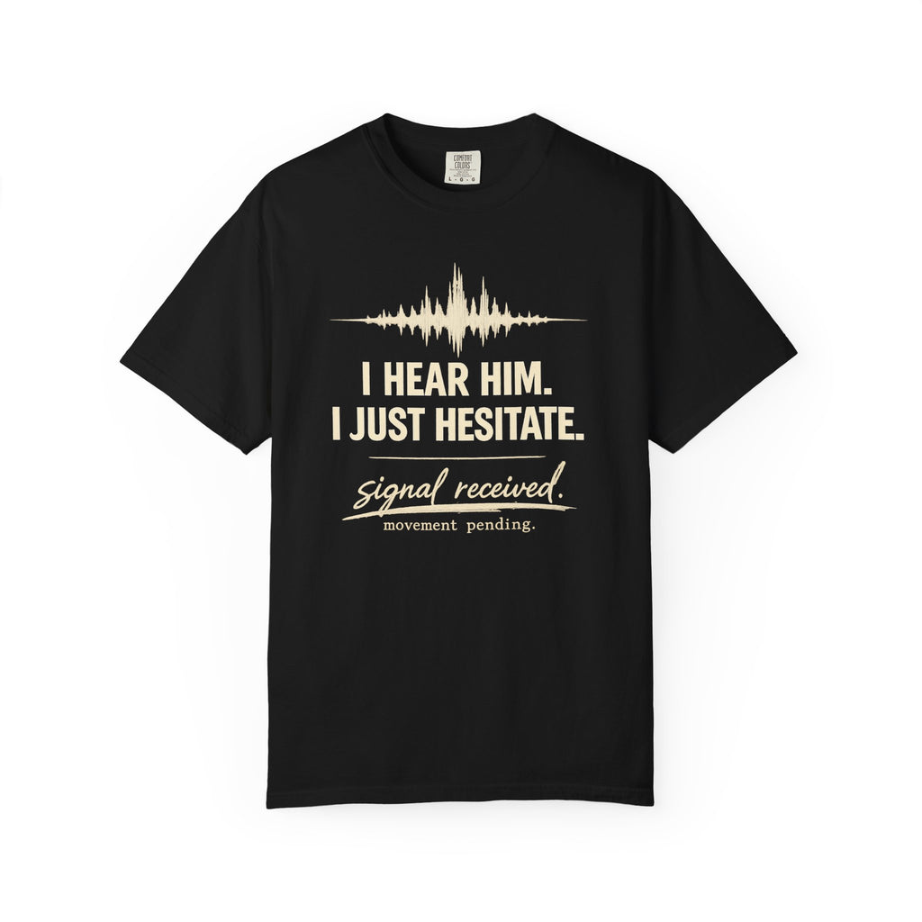 I Just Hesitate Cream Soundwave T-Shirt