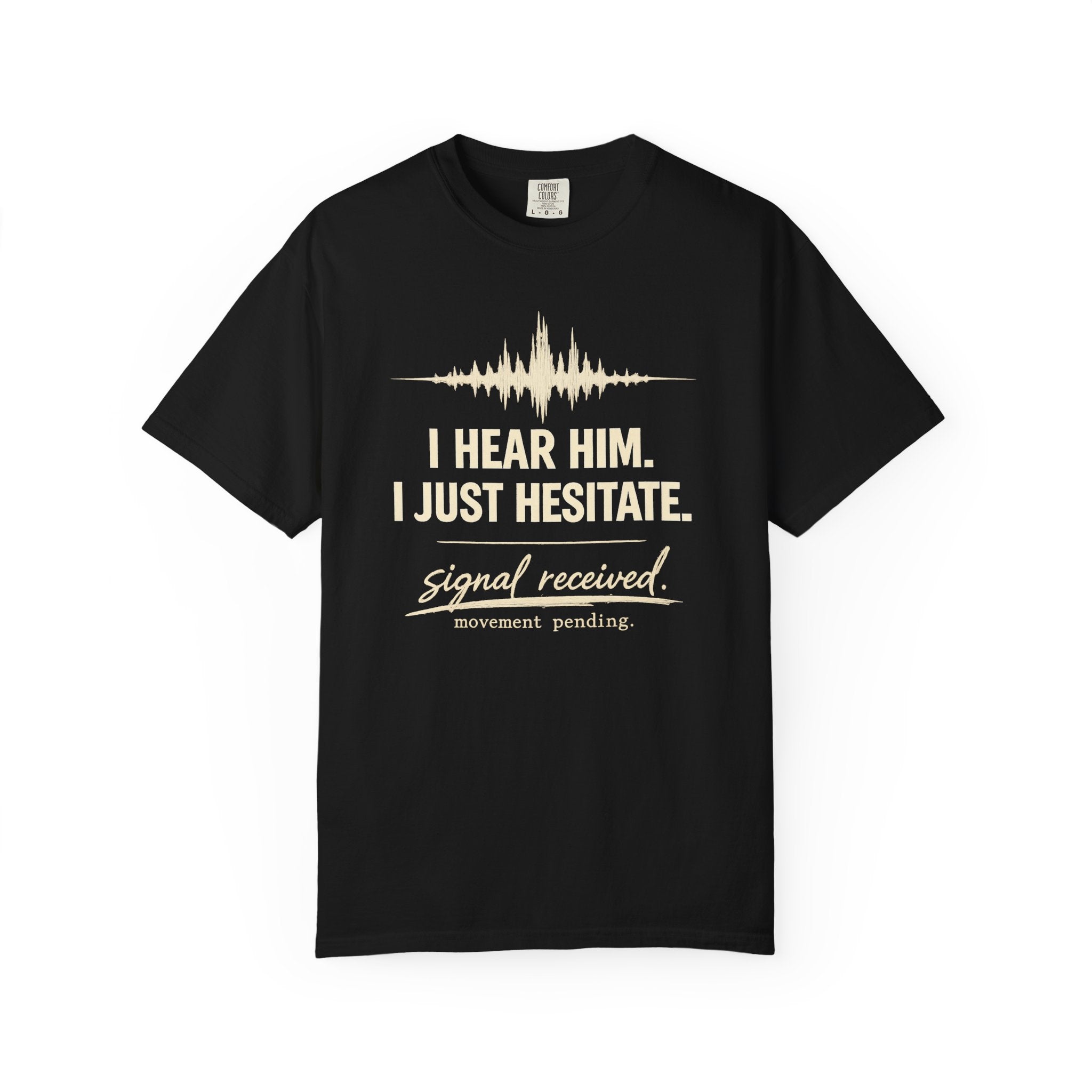 I Just Hesitate Cream Soundwave T-Shirt