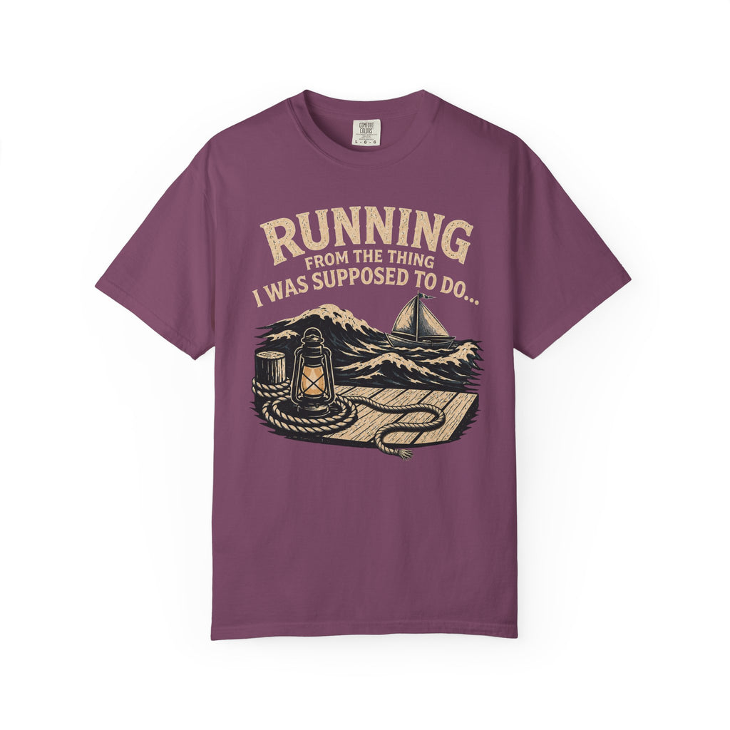 Running From the Thing Dock T-Shirt