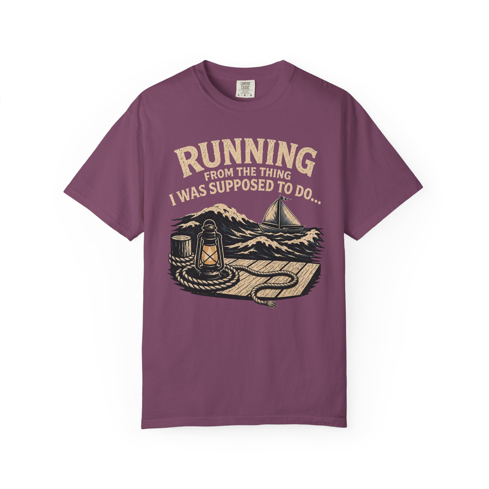 Running From the Thing Dock T-Shirt