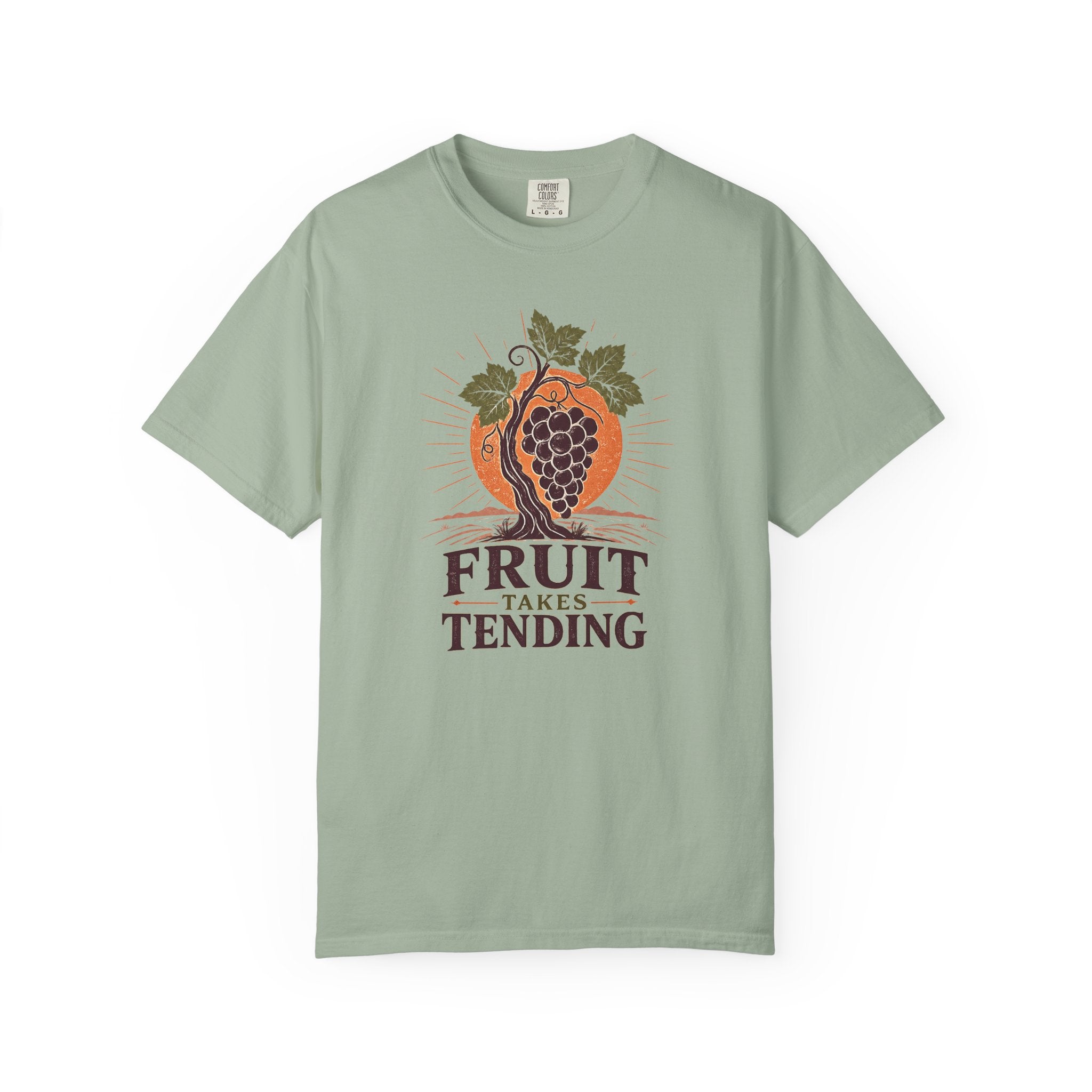 Fruit Takes Tending Grape Stem T-Shirt