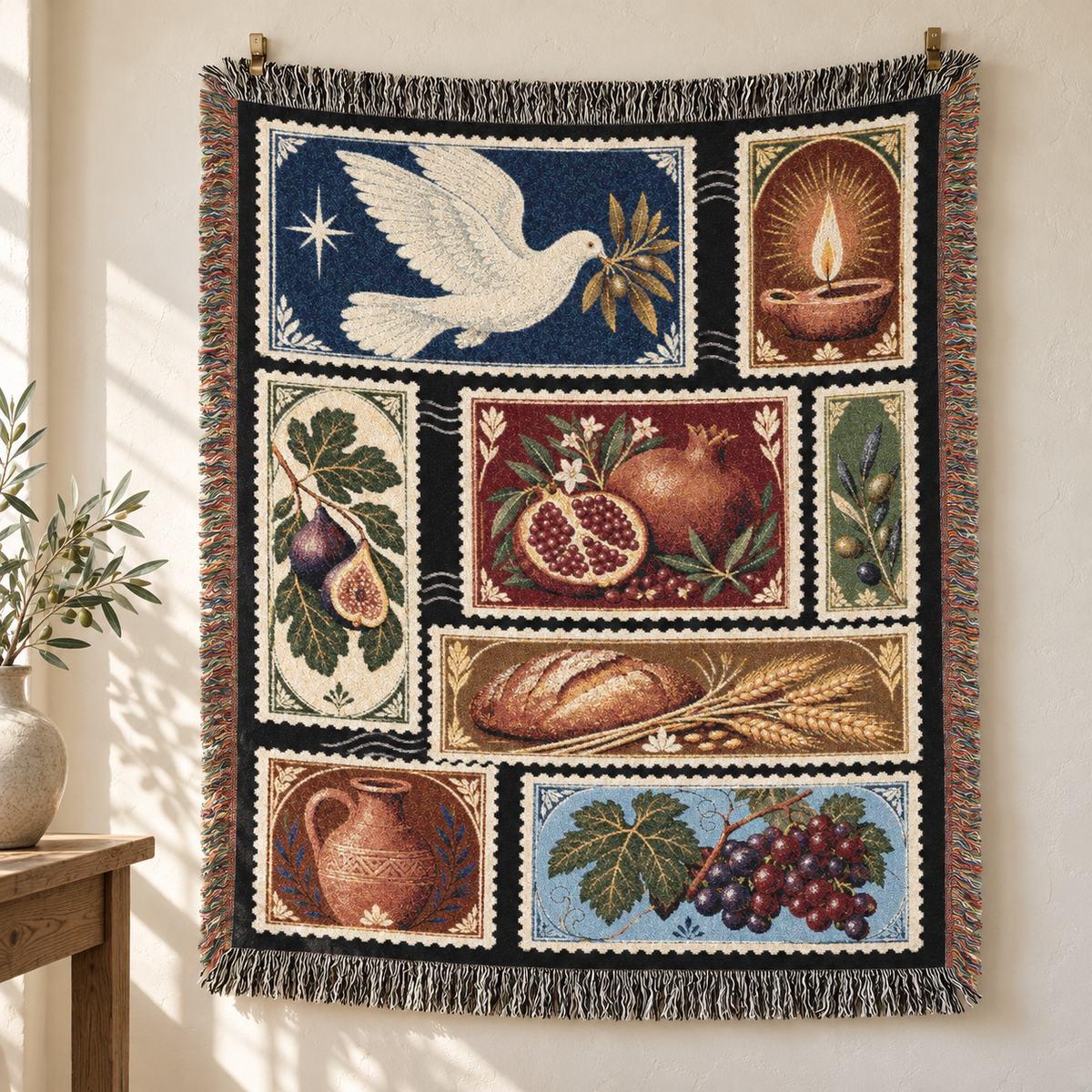 Peace and Provision Woven Blanket