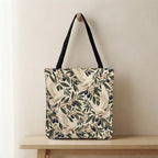 Dove and Olive Branch Woven Tote Bag