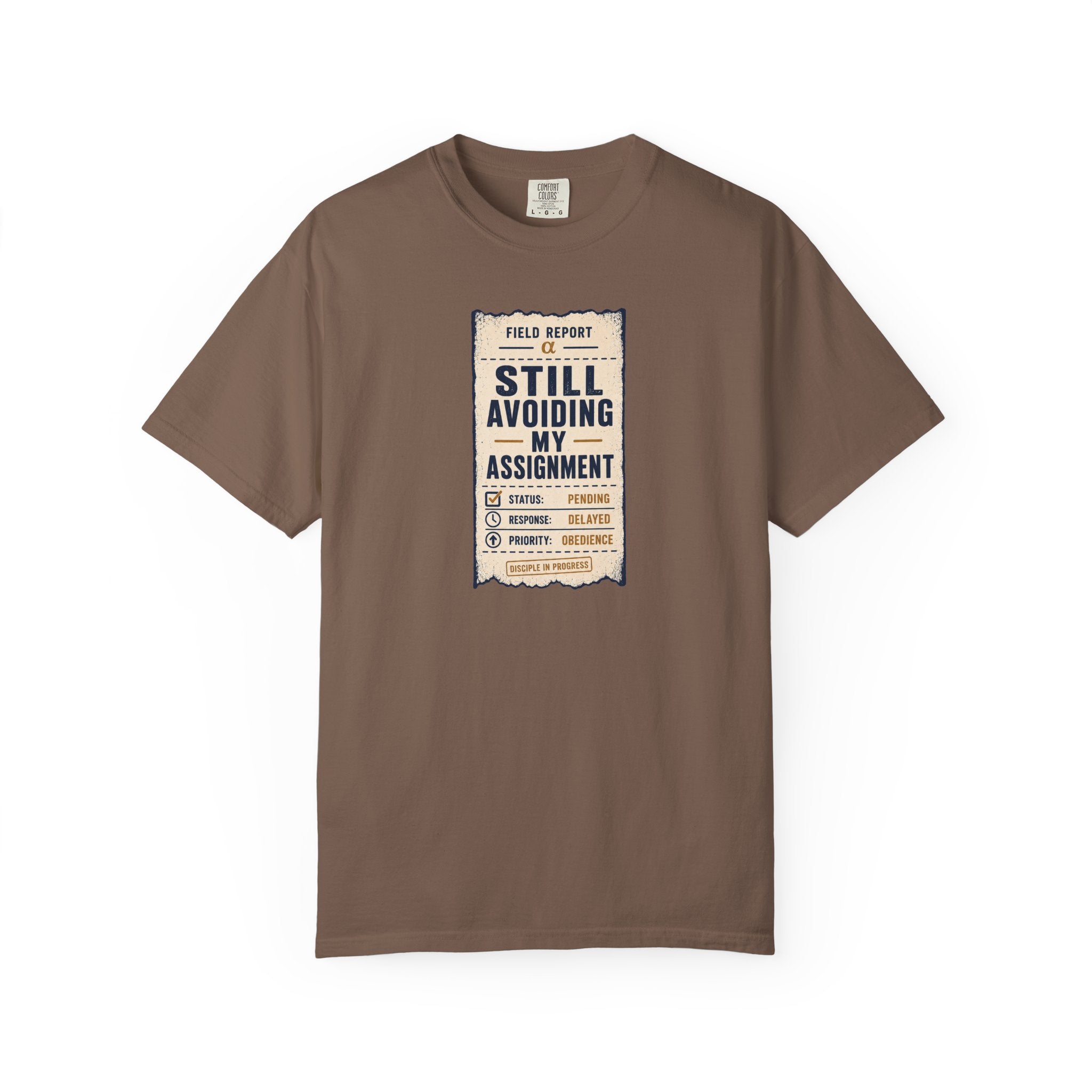 Still Avoiding My Assignment Report T-Shirt