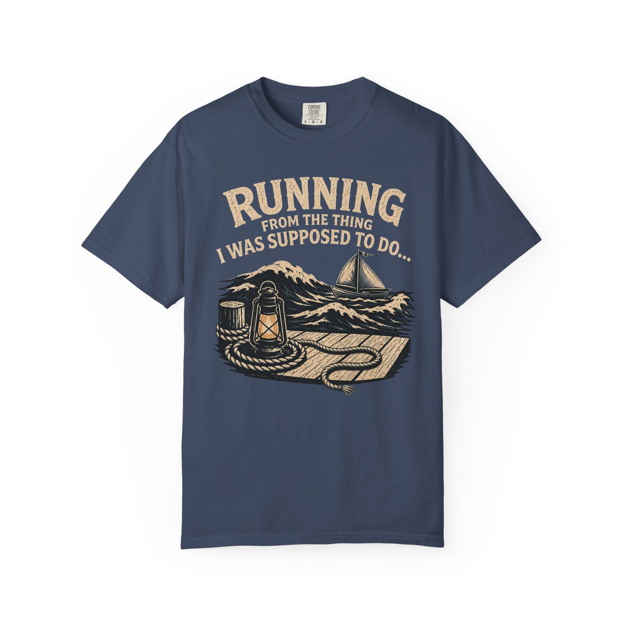 Running From the Thing Dock T-Shirt