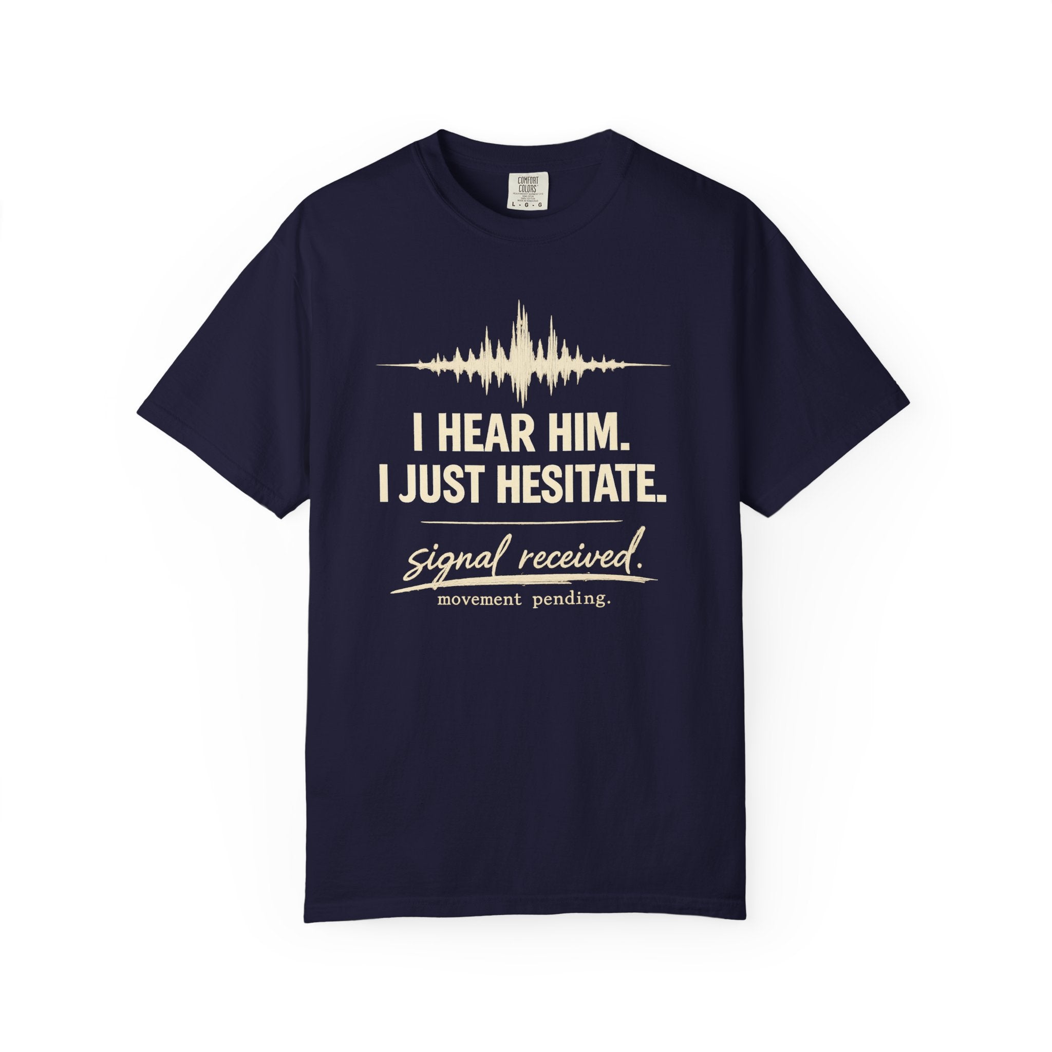 I Just Hesitate Cream Soundwave T-Shirt
