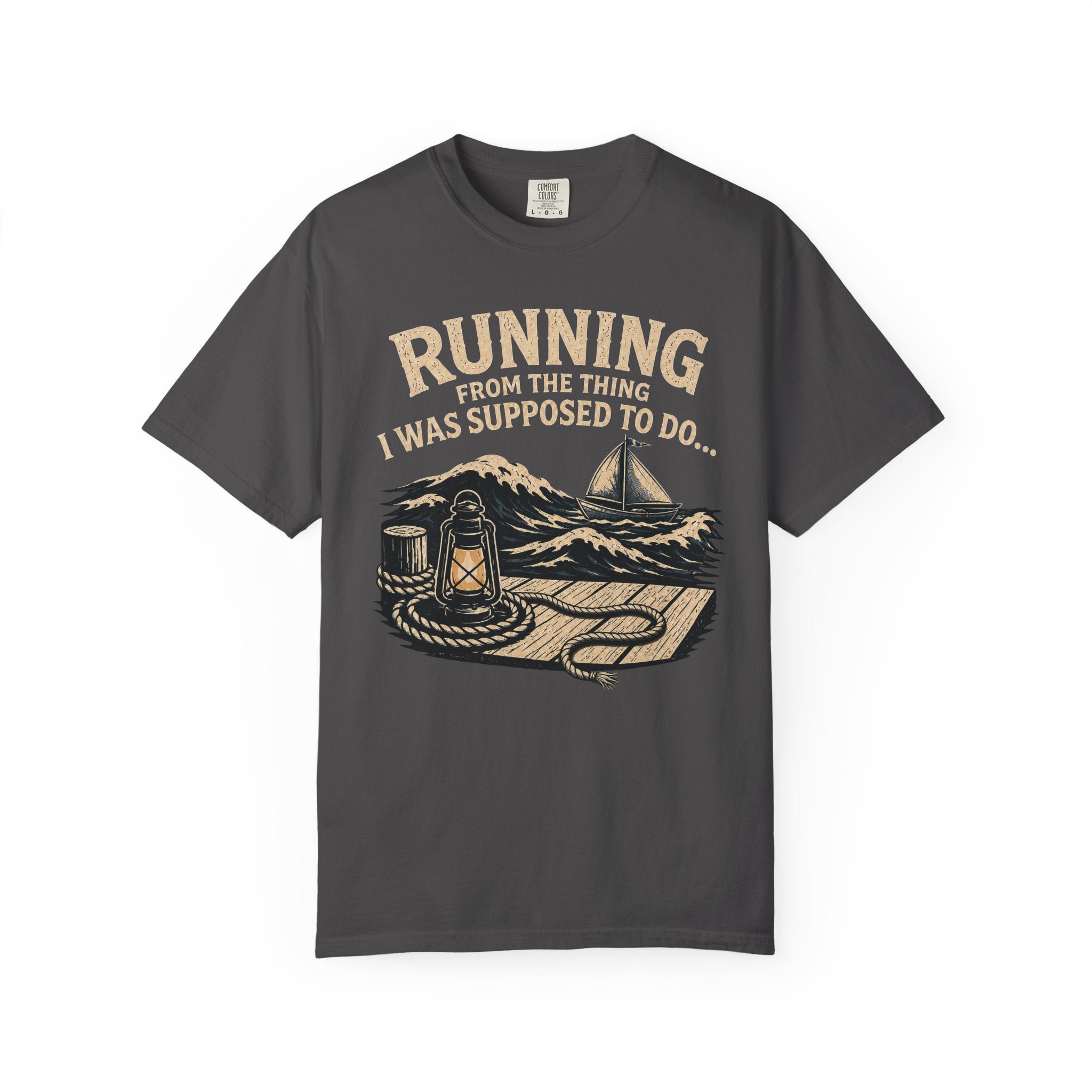 Running From the Thing Dock T-Shirt