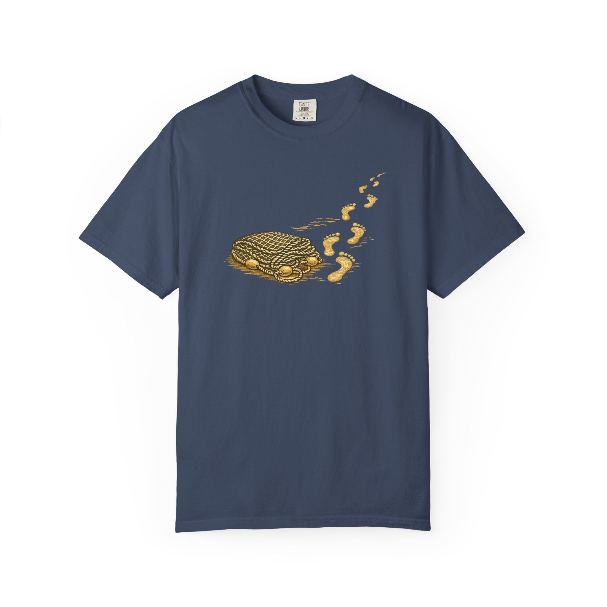 Net and Footprints T-Shirt