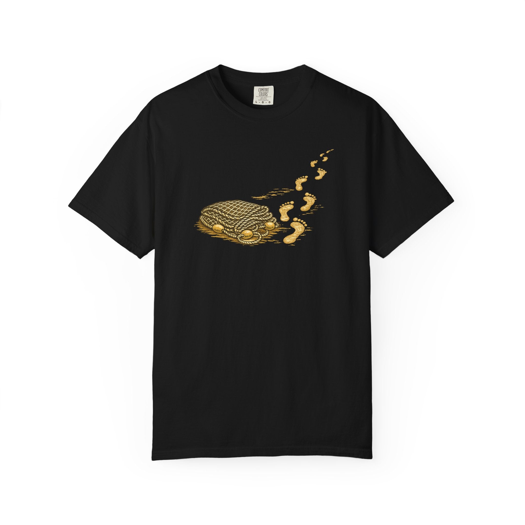 Net and Footprints T-Shirt