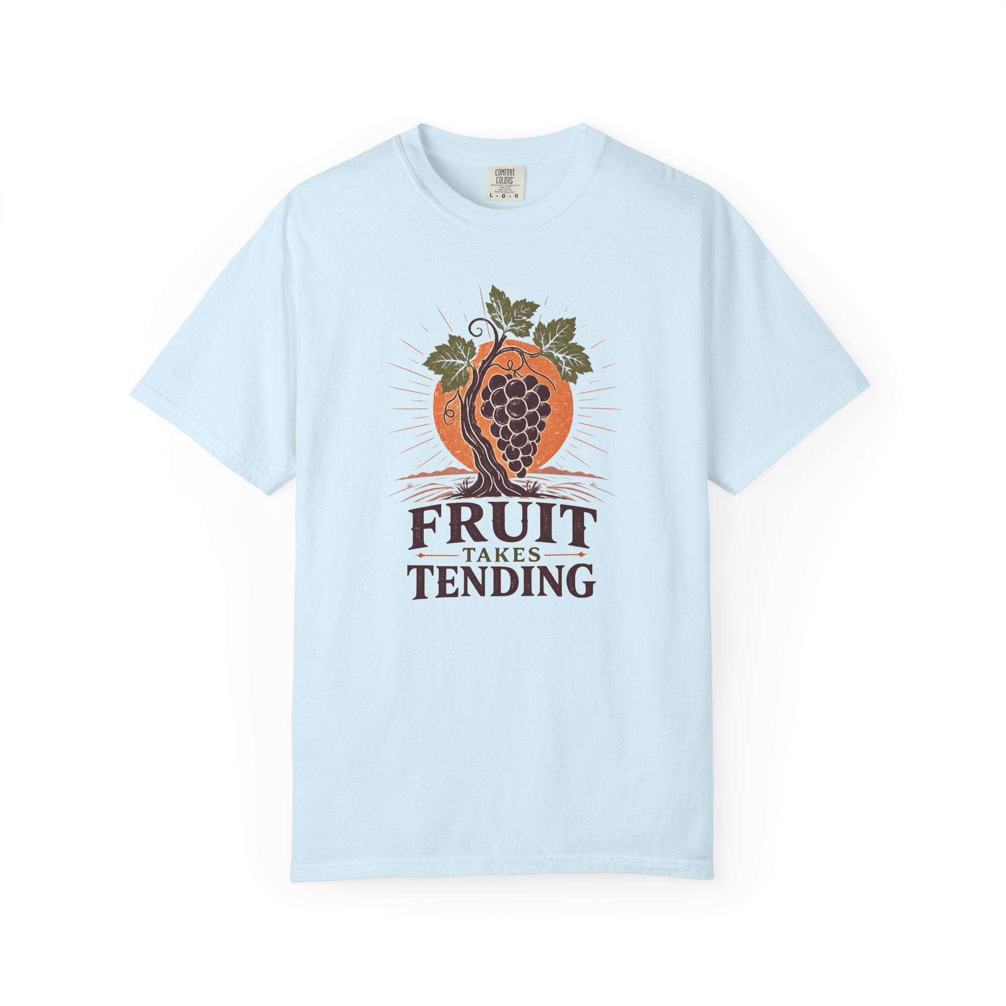 Fruit Takes Tending Grape Stem T-Shirt