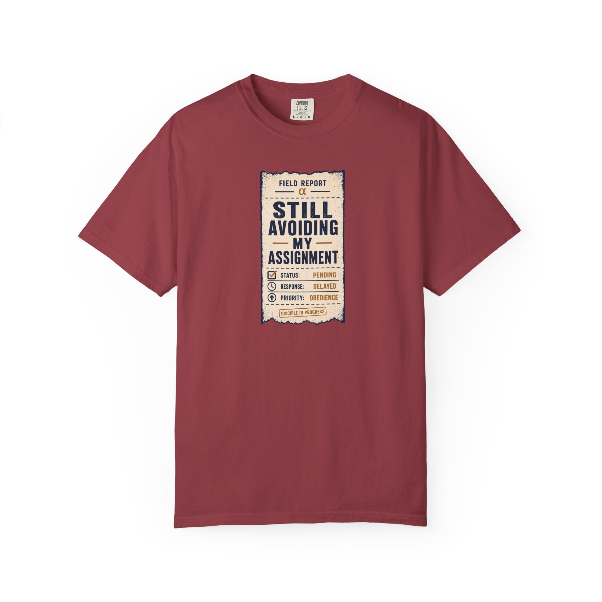 Still Avoiding My Assignment Report T-Shirt