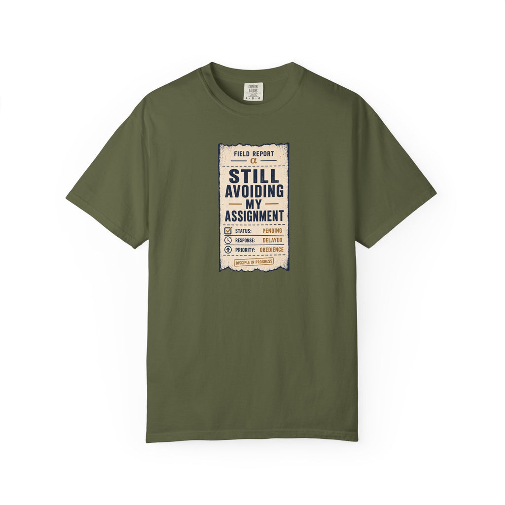 Still Avoiding My Assignment Report T-Shirt