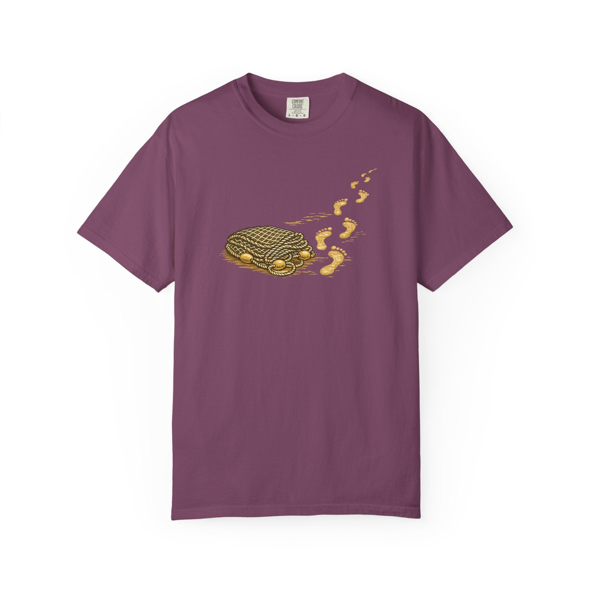 Net and Footprints T-Shirt