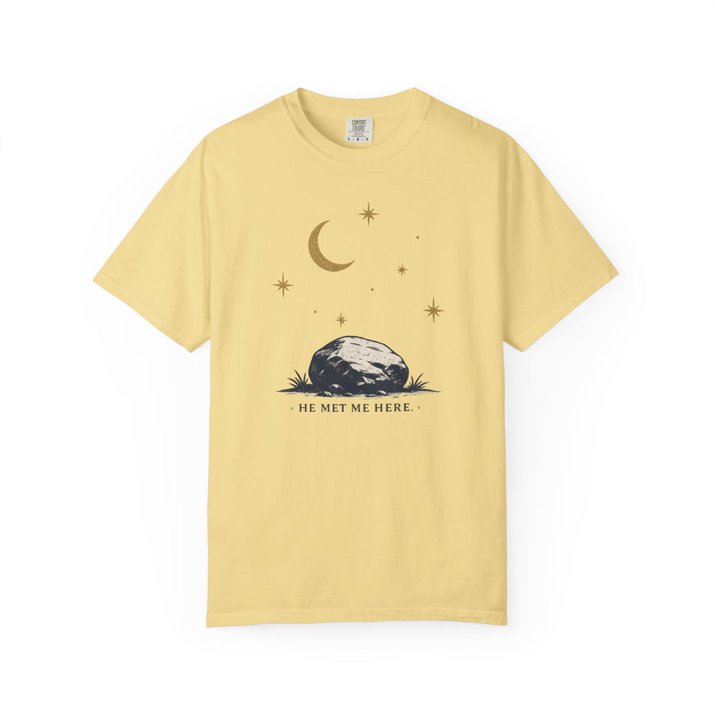 He Met Me Here Jacob's Stone T-Shirt