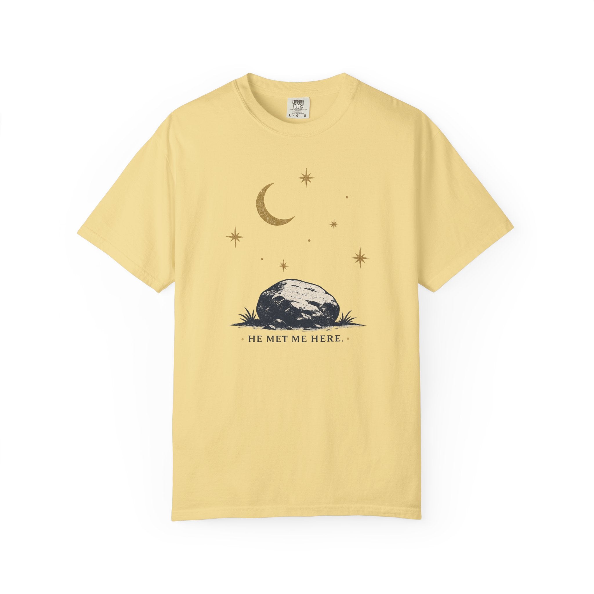 He Met Me Here Jacob's Stone T-Shirt