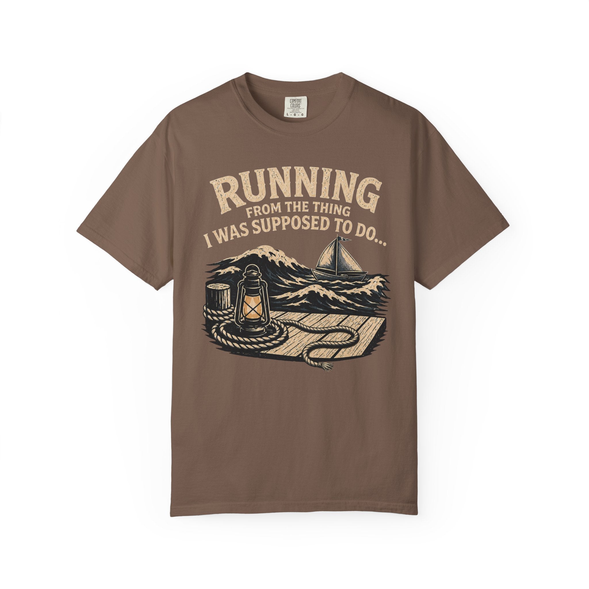 Running From the Thing Dock T-Shirt